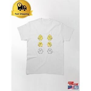 Duck Pack Cute Sticker Style Funny Animal Art Unisex T-Shirt